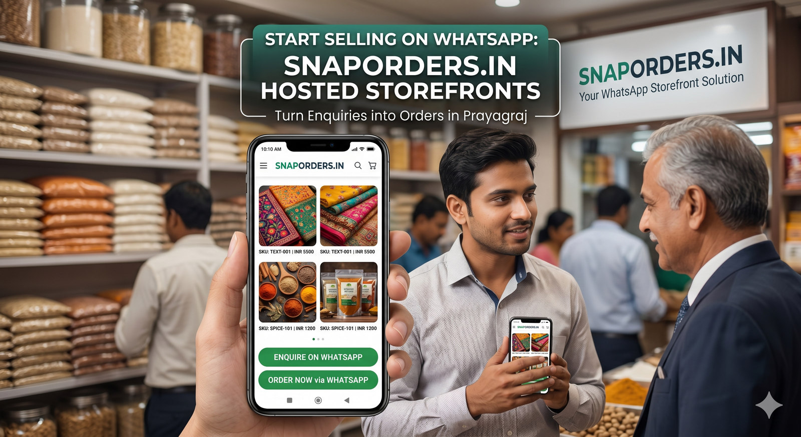 How to Sell on WhatsApp in Prayagraj: Turn Enquiries into Orders with a Hosted Storefront