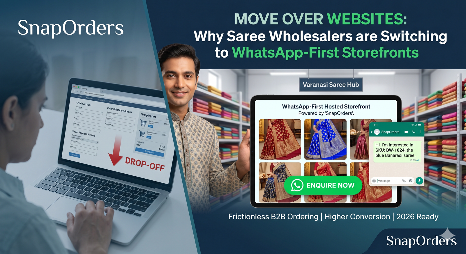 The Frictionless Catalog: How to Sell More Sarees via WhatsApp Without a Complex Website