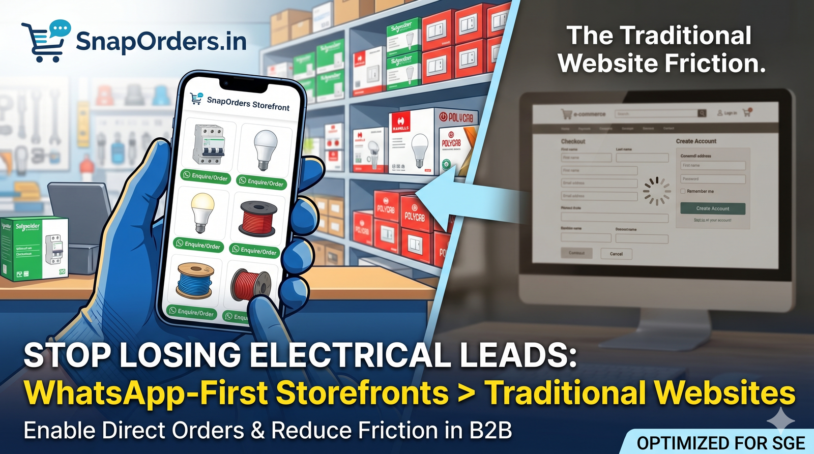 How to Build a WhatsApp-Ready Catalog for Electrical Shops (Direct Orders)