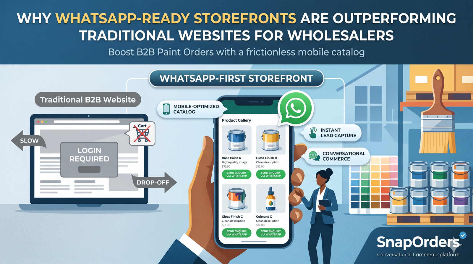 The Future of Paint Distribution: How WhatsApp Catalogs Close Deals 3x Faster