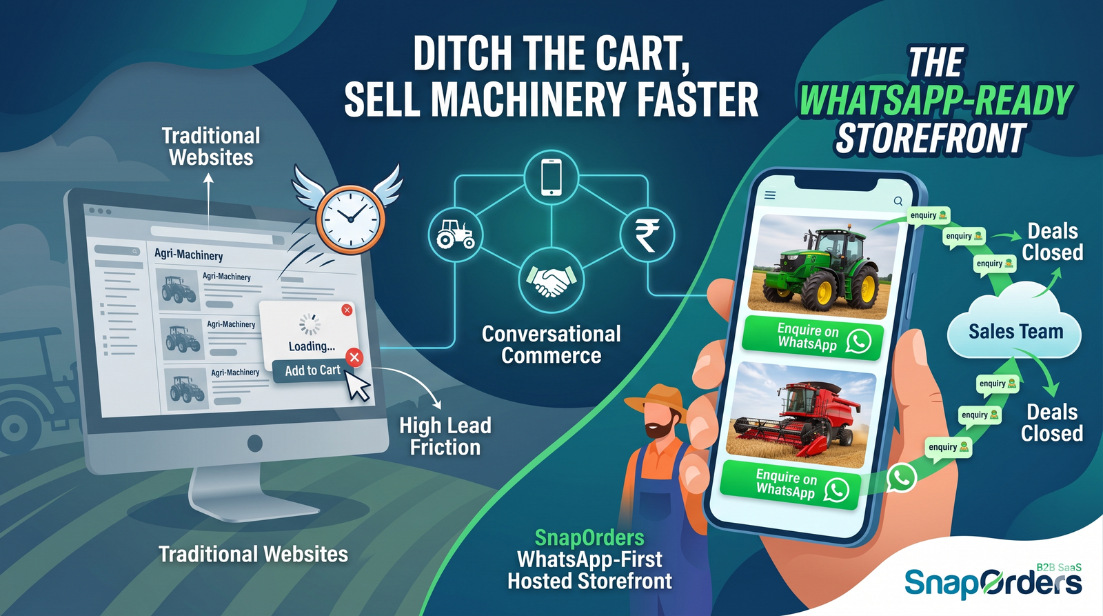 WhatsApp Storefronts for Agri-Machinery & Equipment Sellers