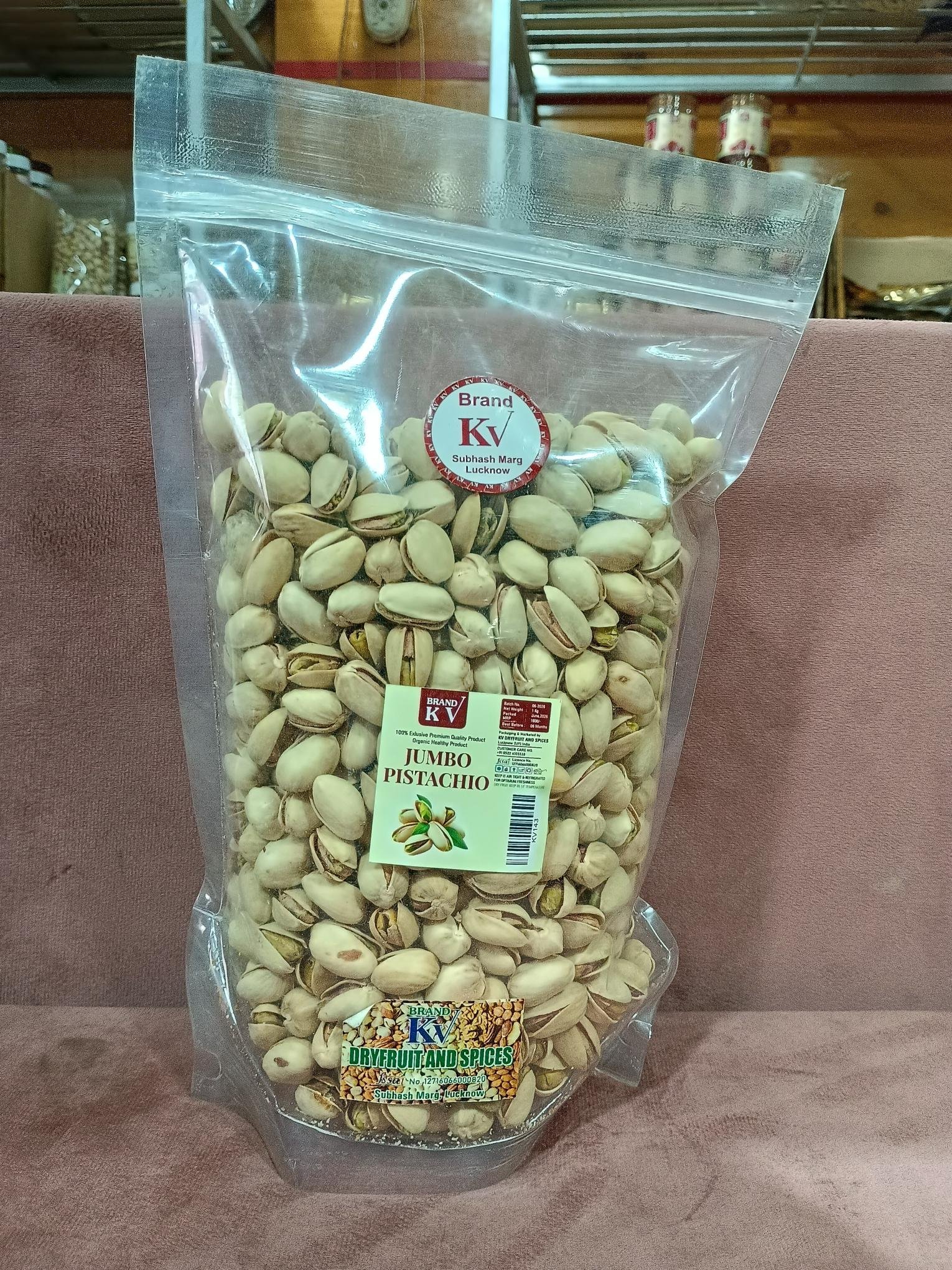 Pistachio Roasted & Salted-500 Gm Pkt