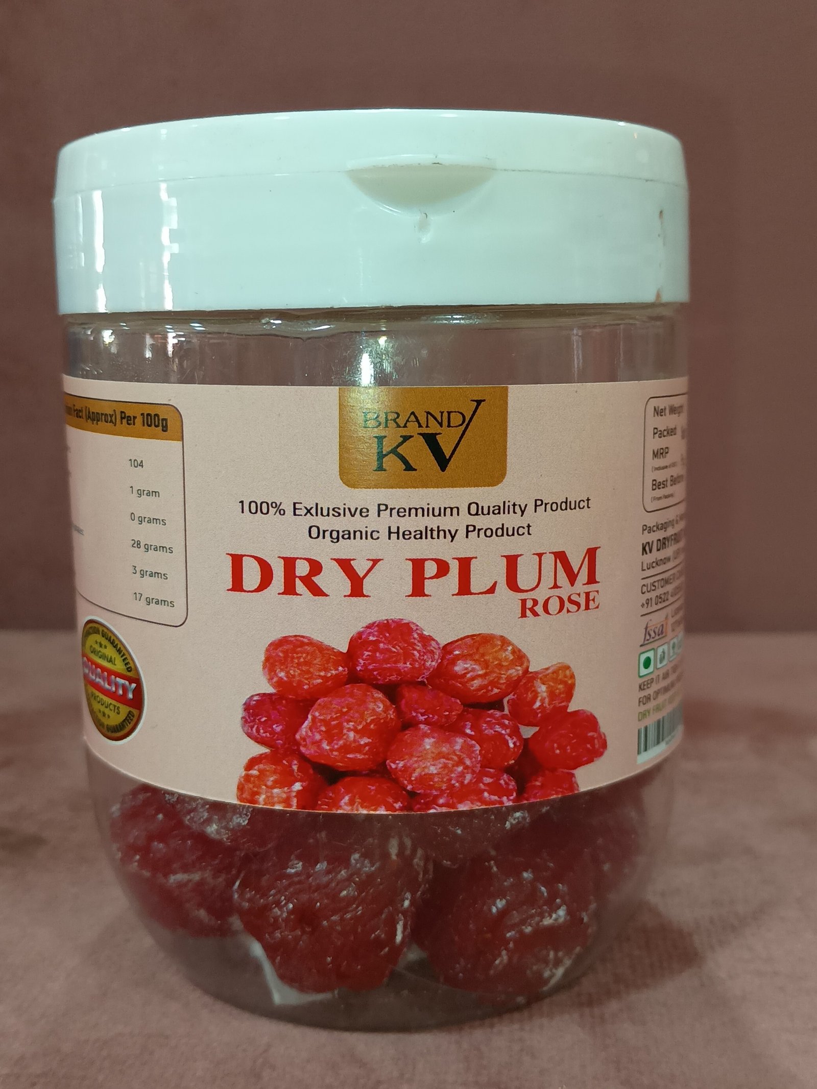 PLUM ROSE 250GM JAR
