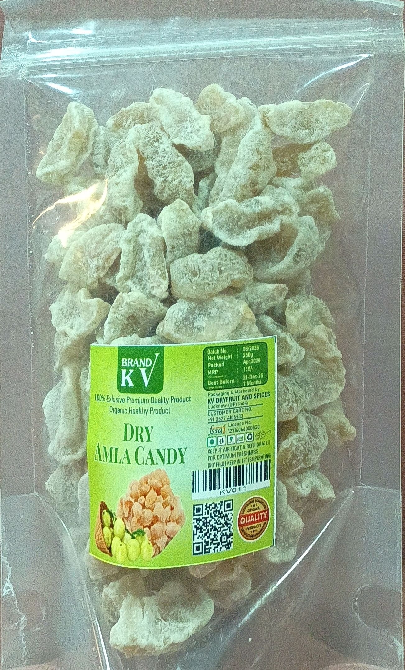 Amla Candy 250gm Pkt
