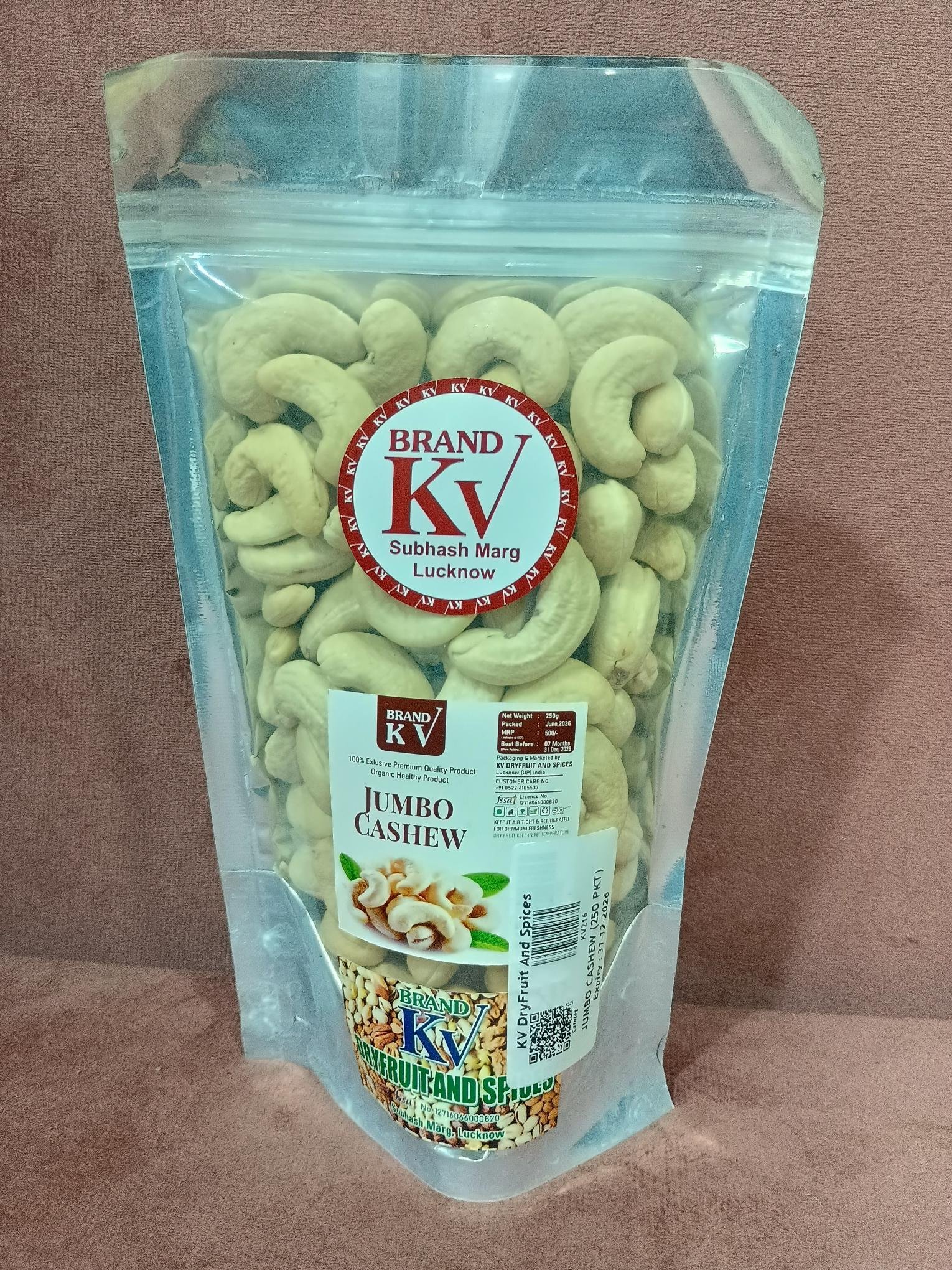 JUMBO CASHEW (250 PKT)