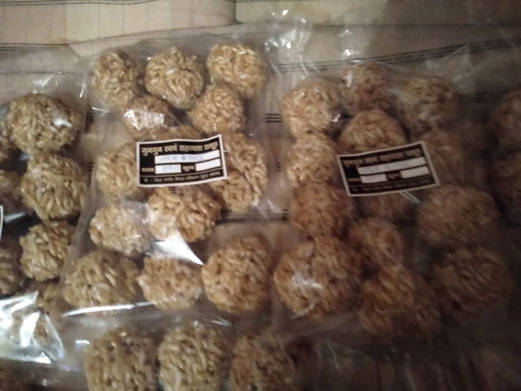Packaged Murmura Laddus