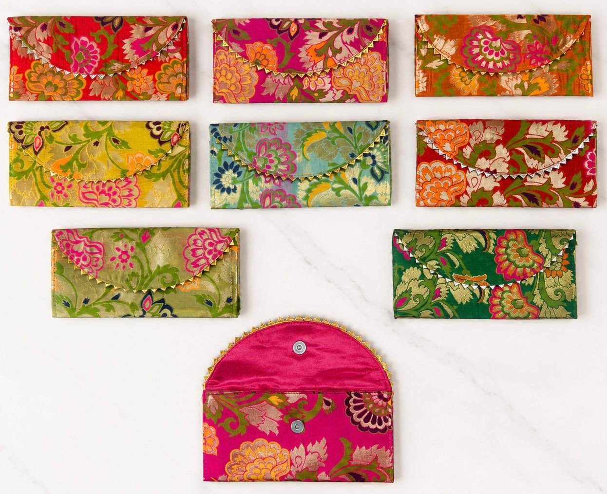 Gota Patti Ethnic Clutches