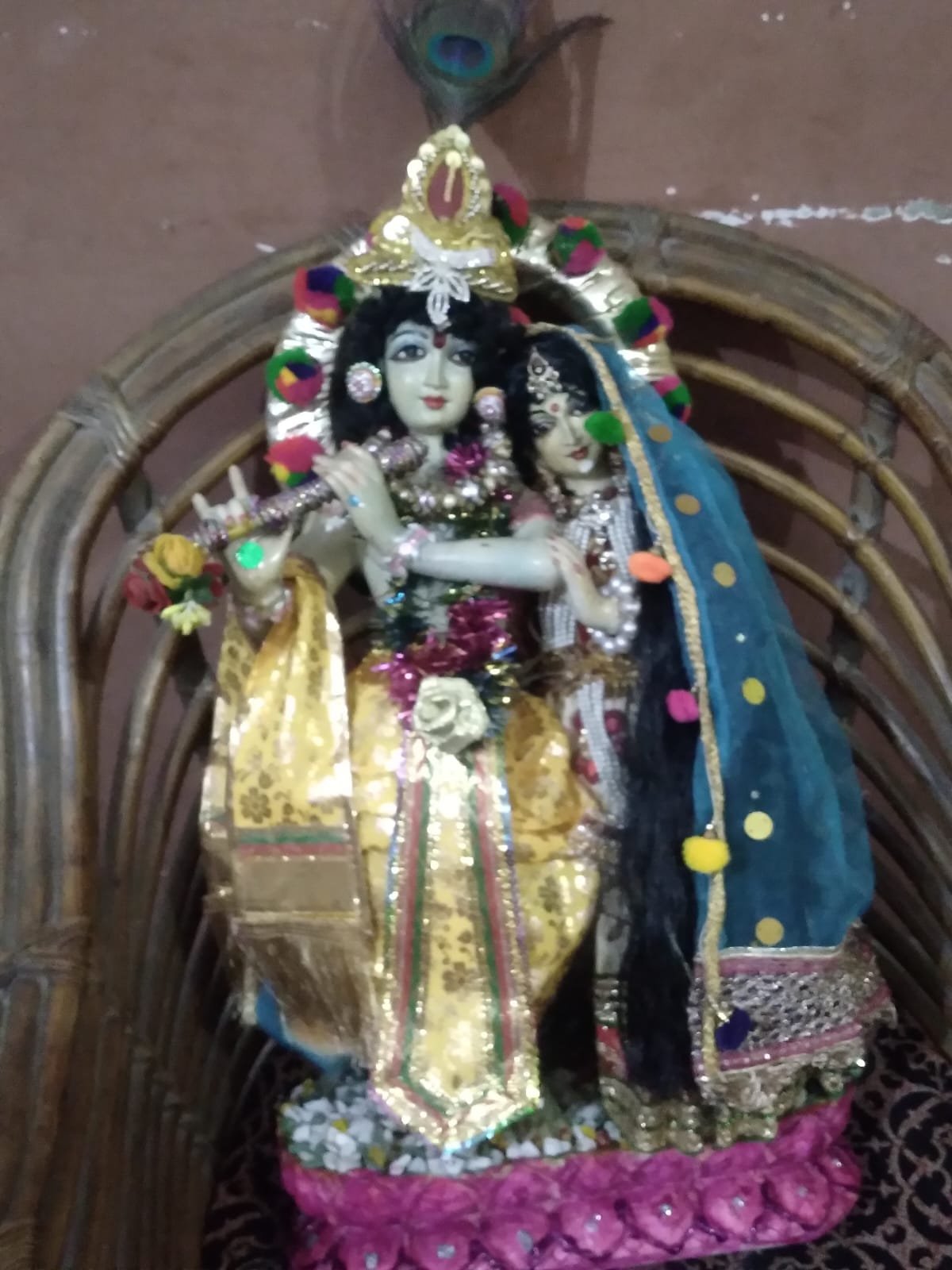 Handcrafted Radha Krishna Murti (Idol)