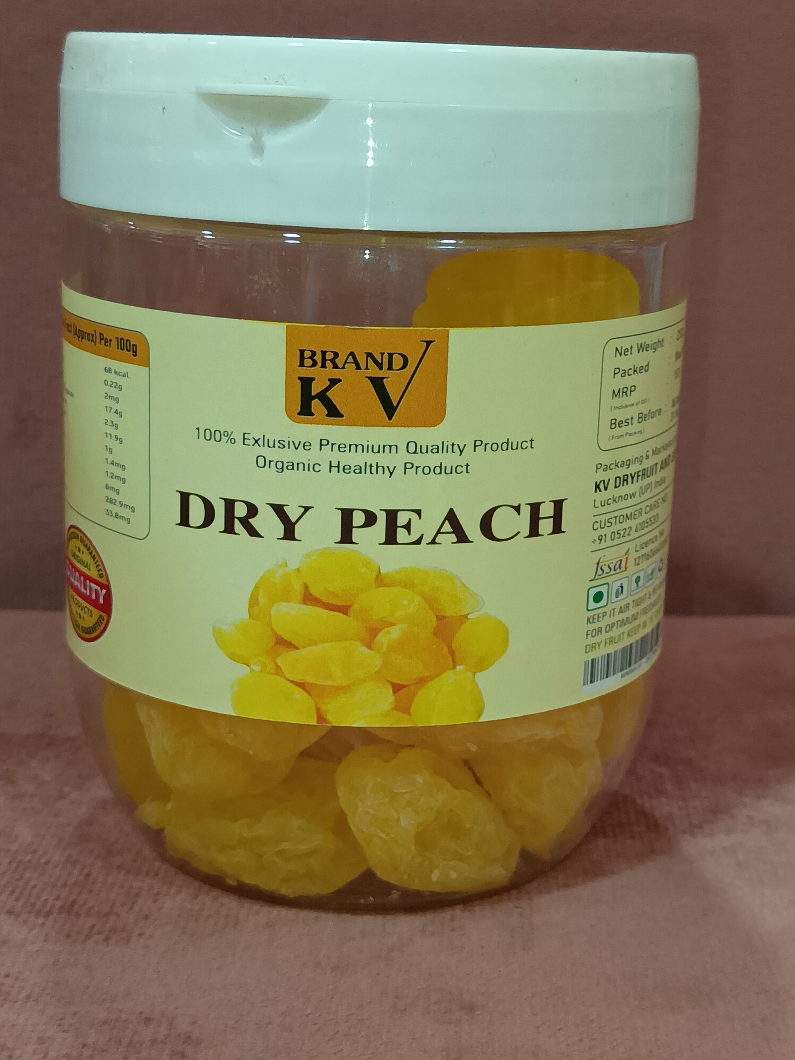 YELLOW PEACH 250GM JAR