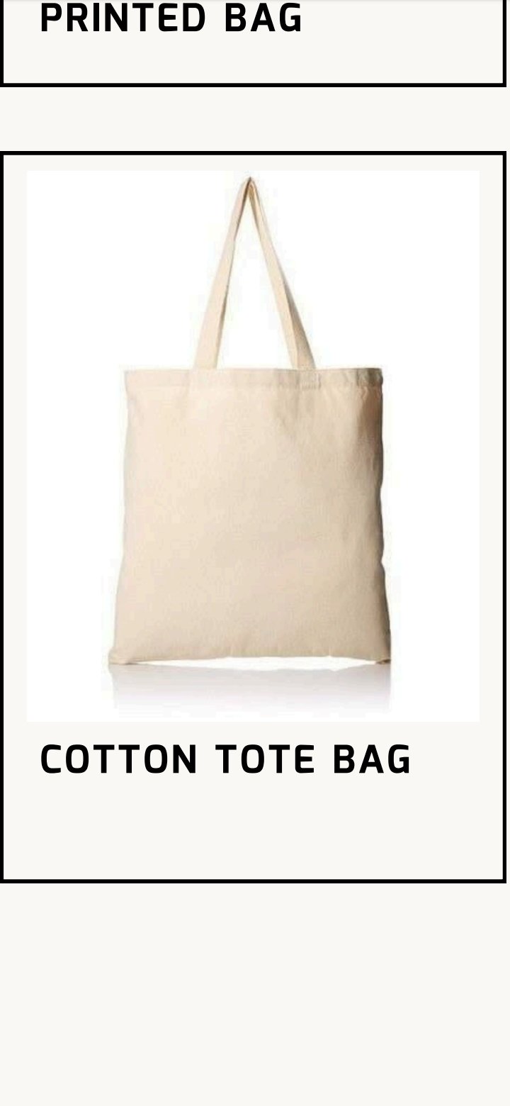 Cotton Tote Bag